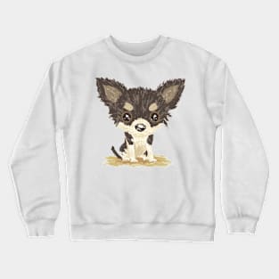 Chihuahua is sitting Crewneck Sweatshirt